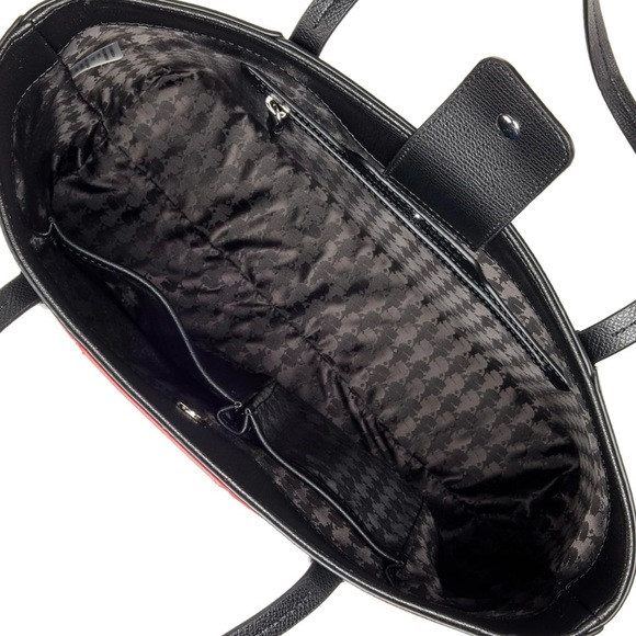 Karl Lagerfeld NWT Maybelle Black White Profile Face Paris Tote Purse Bag (P023) - Picture 8 of 12